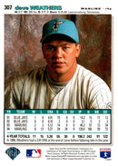 1995 Collector's Choice Gold Signature Dave Weathers