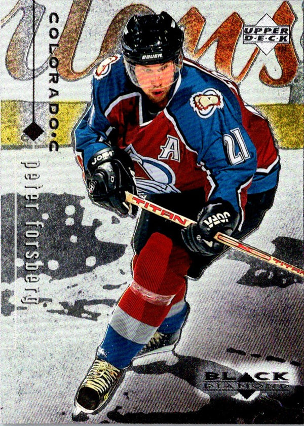 1998 Upper Deck Black Diamond Peter Forsberg #21