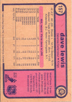 1982 O-Pee-Chee Dave Lewis #157