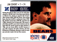 1991 Pro Set Jim Covert #102