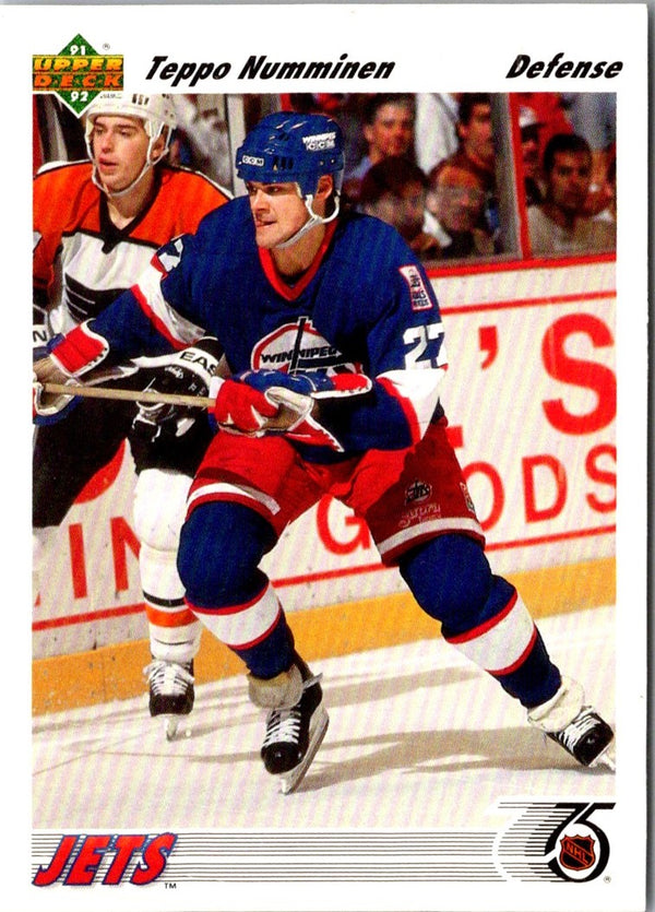 1991 Upper Deck French Teppo Numminen #240A