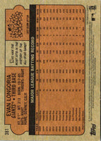 2021 Topps Heritage Evan Longoria #381
