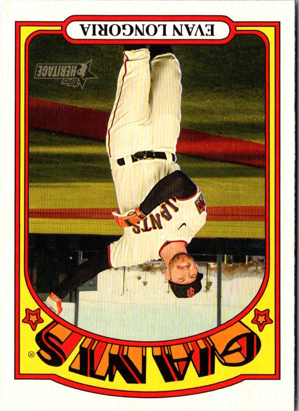 2021 Topps Heritage Evan Longoria #381