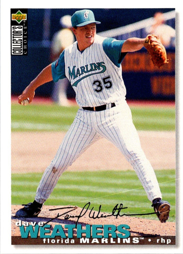 1995 Collector's Choice Gold Signature Dave Weathers #307