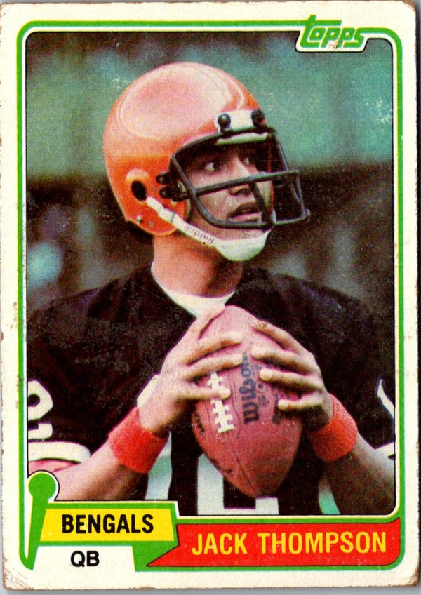 1981 Topps Jack Thompson #81
