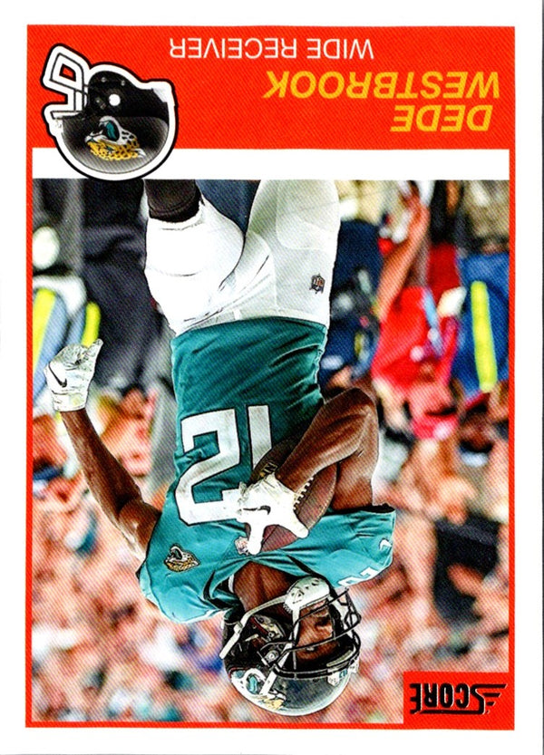 2020 Panini Playoff Goal Line Dede Westbrook #64