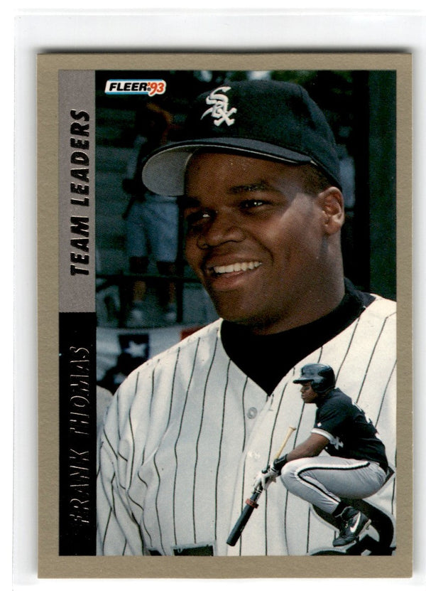 1993 Fleer Team Leaders AL Frank Thomas #5