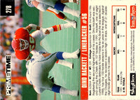 1992 Skybox Impact Dino Hackett #278