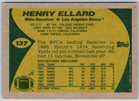 1989 Topps Henry Ellard #137