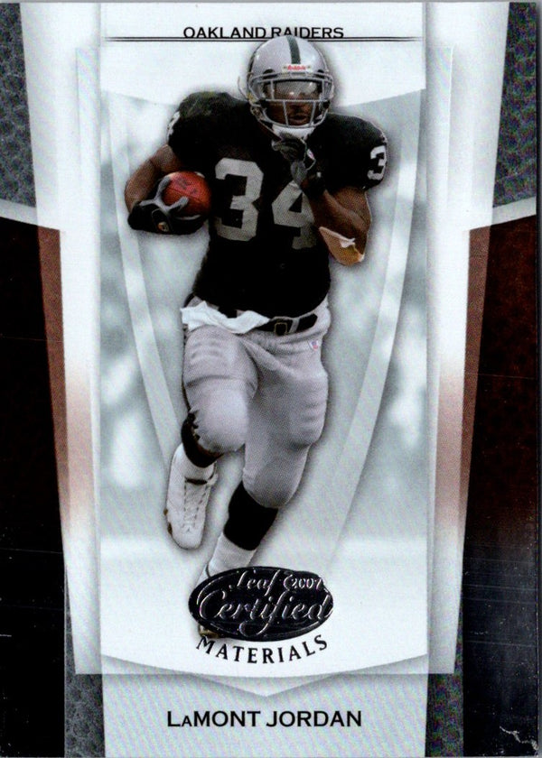 2007 Leaf Certified Materials LaMont Jordan #144