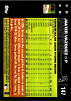 2007 Topps Javier Vazquez #147