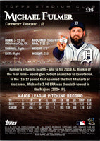 2019 Stadium Club Michael Fulmer #125