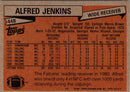 1981 Topps Alfred Jenkins