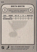 2011 O-Pee-Chee Nikita Nikitin