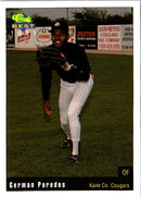 1991 Classic Best Kane County Cougars German Paredes
