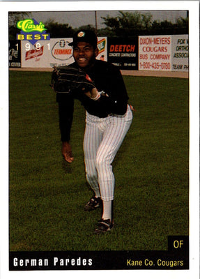 1991 Classic Best Kane County Cougars German Paredes #24