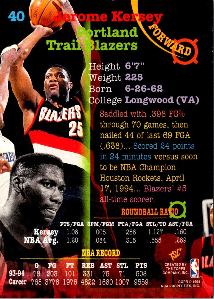 1994 Stadium Club Jerome Kersey