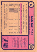 1982 O-Pee-Chee Bob Lorimer #142
