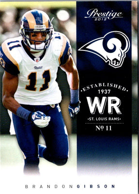 2012 Panini Prestige Brandon Gibson #183
