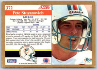 1991 Score Pete Stoyanovich #372