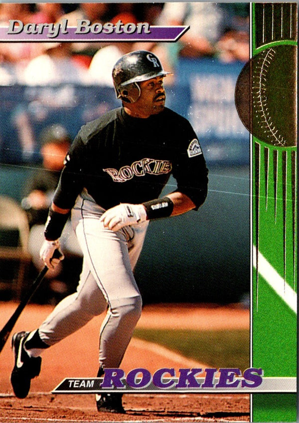 1993 Stadium Club Colorado Rockies Daryl Boston #12