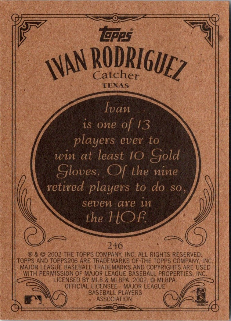 2001 Topps Ivan Rodriguez