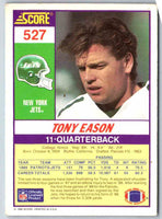1990 Score Tony Eason #527