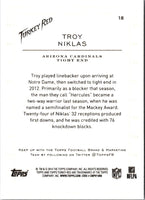 2014 Topps Turkey Red Troy Niklas #18