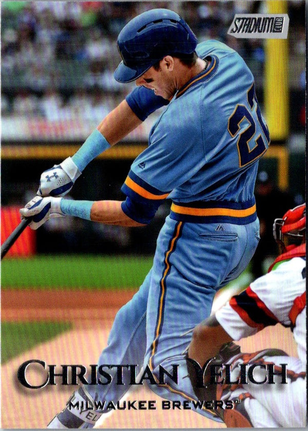 2019 Stadium Club Christian Yelich #87