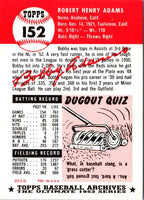 1991 Topps Archives 1953 Bobby Adams #152