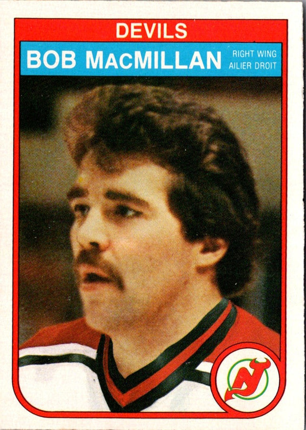 1982 O-Pee-Chee Bob MacMillan #143