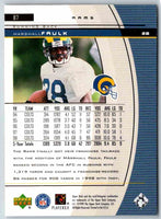 1999 Upper Deck Black Diamond Marshall Faulk Sd #87