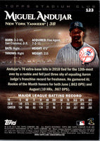 2019 Stadium Club Red Foil Miguel Andujar #123