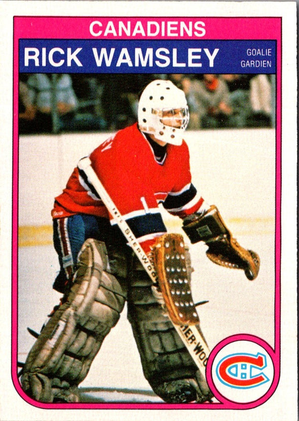 1982 O-Pee-Chee Rick Wamsley #195 Rookie