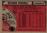 1980 Topps Roger Wehrli #75 NM-MT