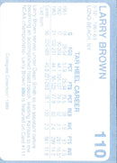1989 Collegiate Collection North Carolina's Finest Larry Brown