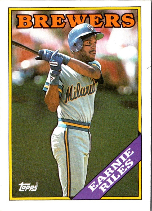 1988 Topps Earnie Riles #88