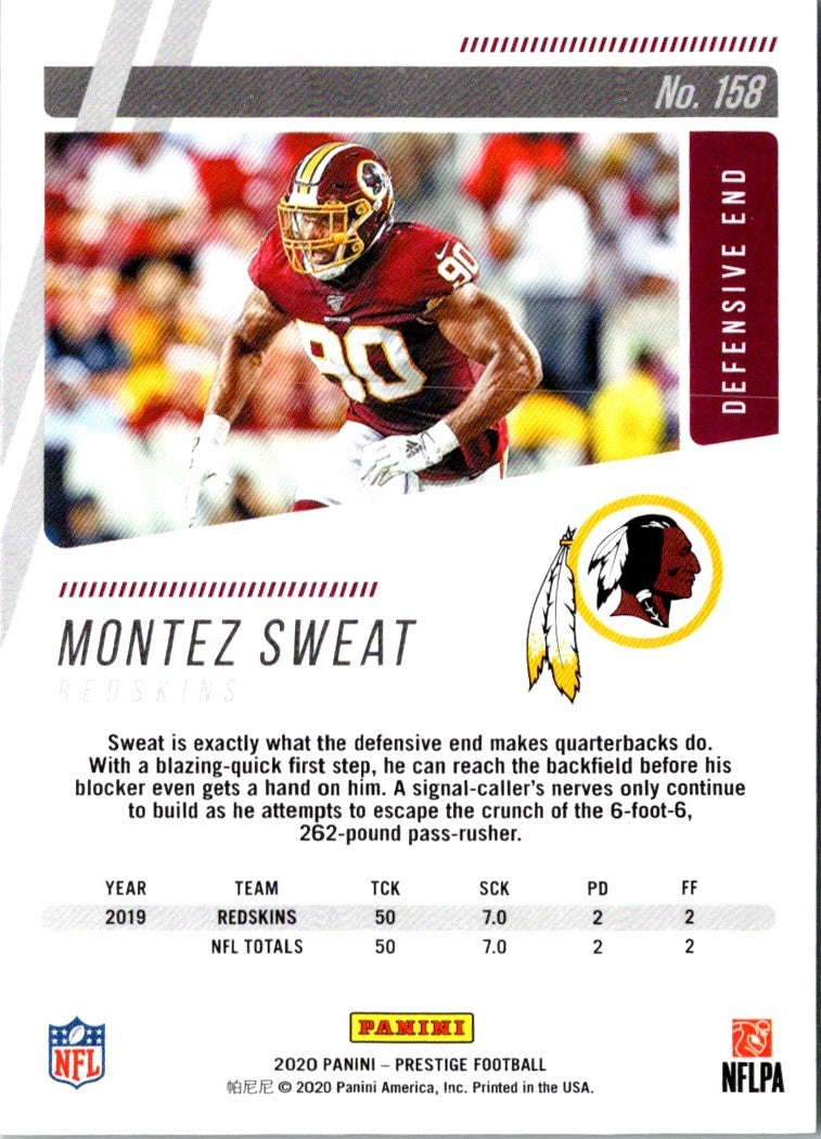 2020 Panini Prestige Montez Sweat