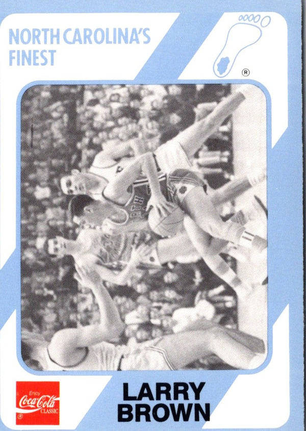 1989 Collegiate Collection North Carolina's Finest Larry Brown #110