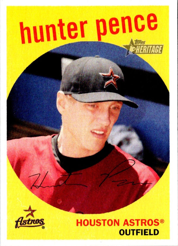 2008 Topps Heritage Hunter Pence #148