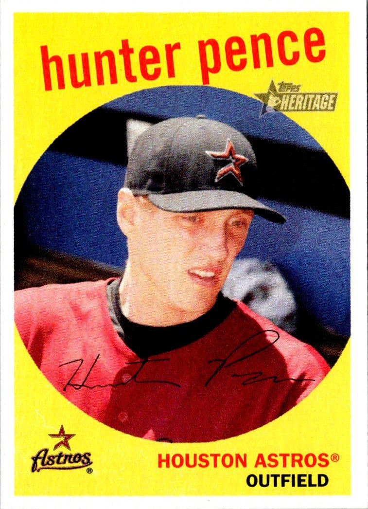 2008 Topps Heritage Hunter Pence