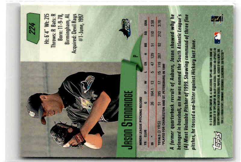 2000 Stadium Club Jason Standridge