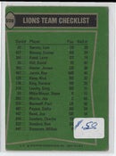 1978 Topps Horace King/David Hill/James Hunter/Ken Sanders