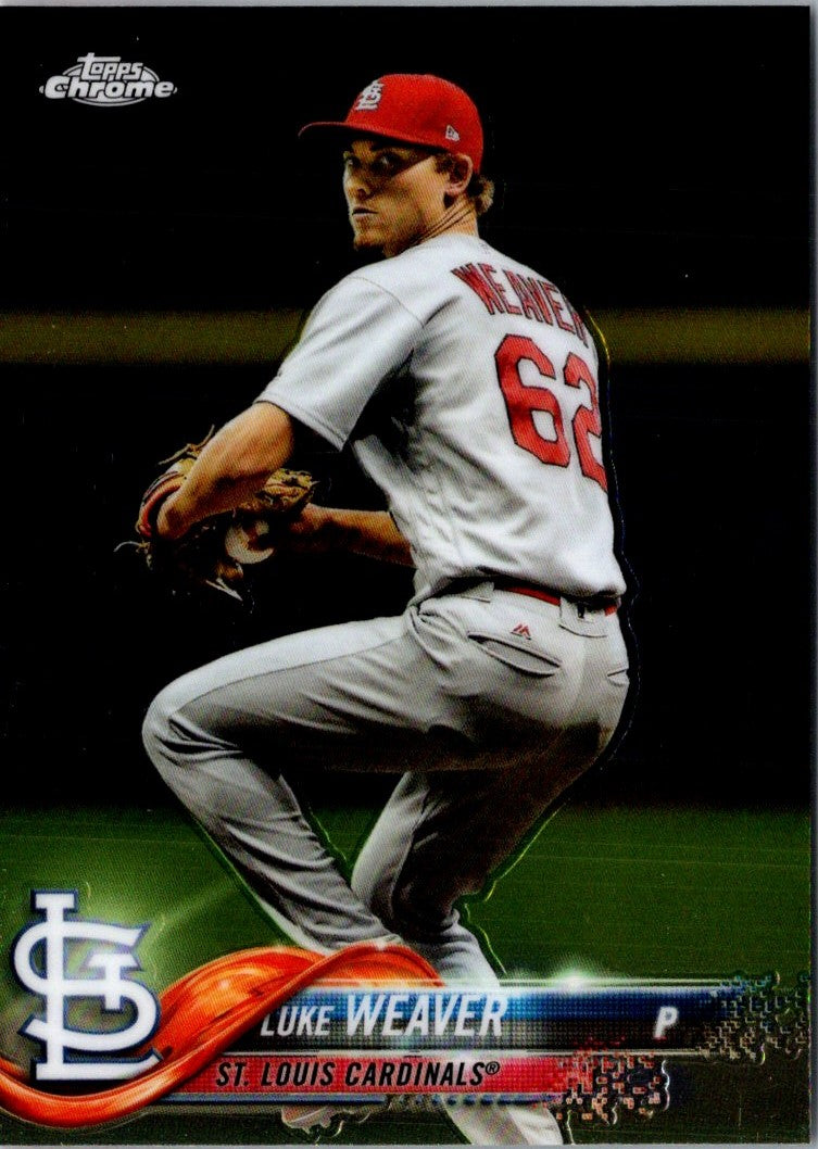 2018 Topps Chrome Luke Weaver