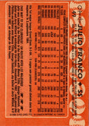 1988 O-Pee-Chee Julio Franco