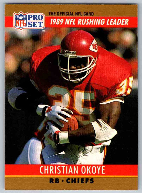 1990 Pro Set Christian Okoye #9