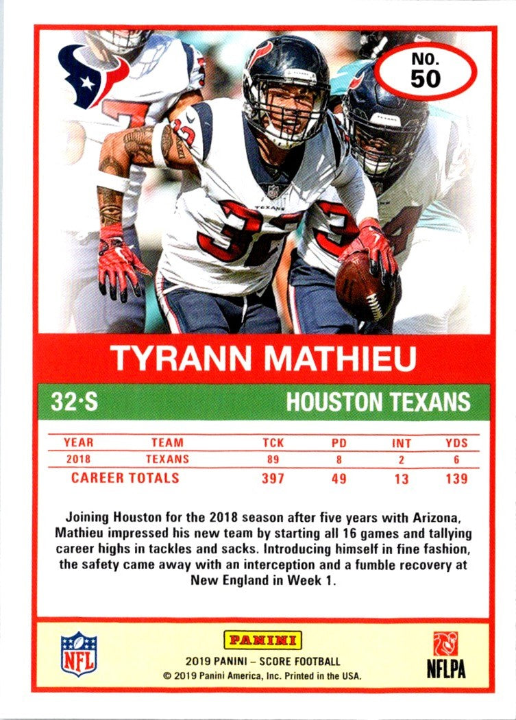 2019 Score Tyrann Mathieu