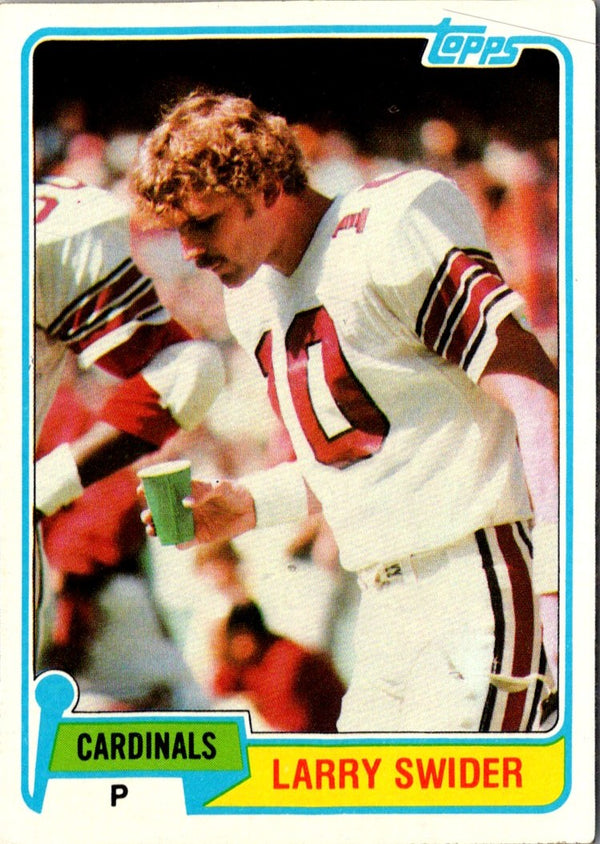 1981 Topps Larry Swider #442 Rookie