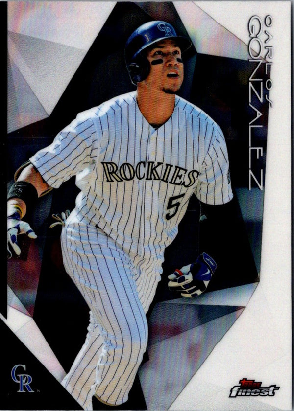 2015 Finest Carlos Gonzalez #75