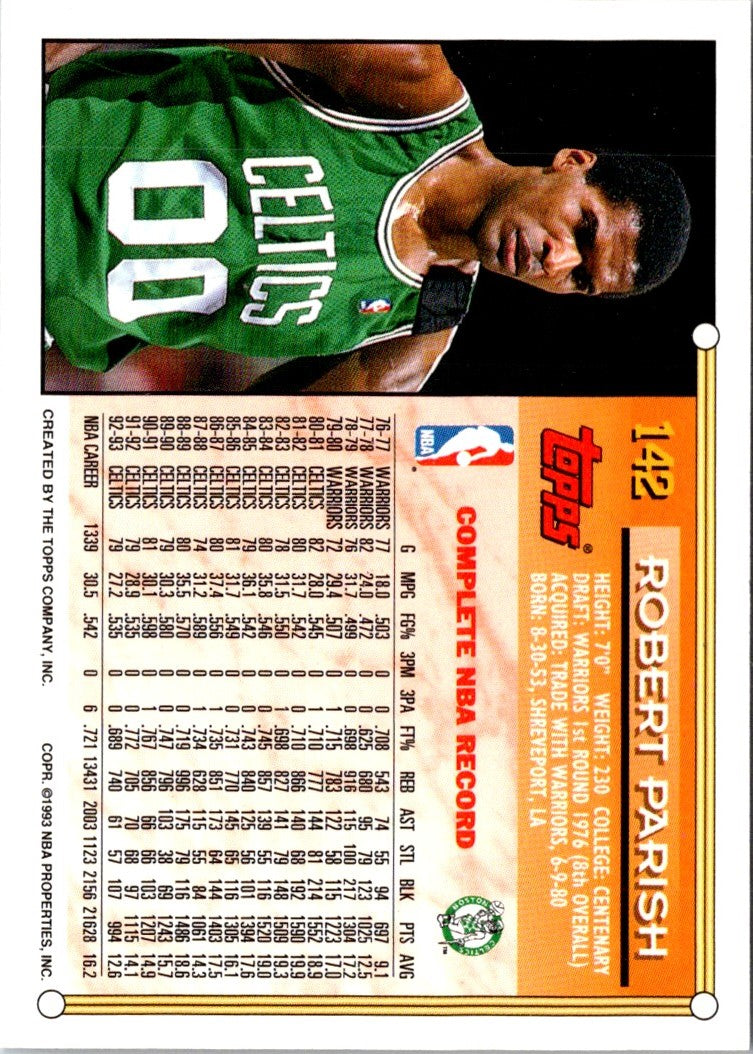 1993 Topps Robert Parish